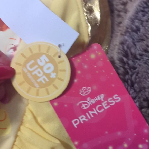 Disney Princess Belle Kids Swimsuit 8 - Picture 8 of 9